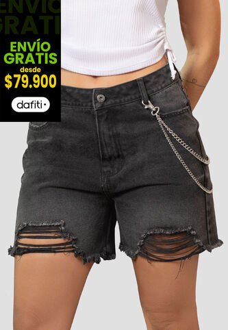 Short Mujer Negro Atypical 105380 Atypical