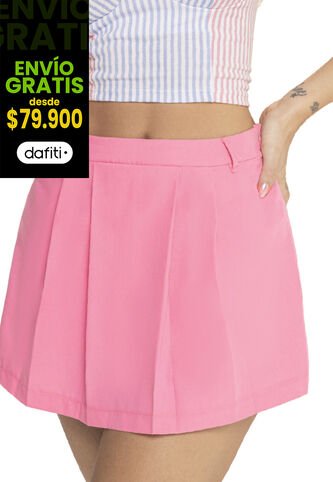 Falda Short Mujer Rosa Atypical 9575 Atypical