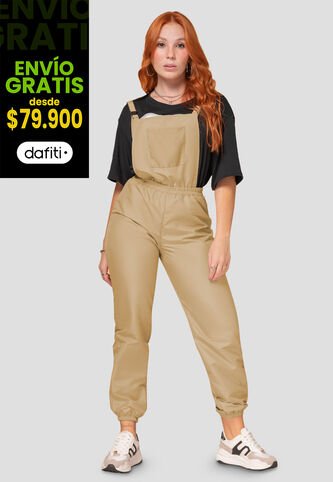Overall Largo Mujer Beige Atypical 105097 Atypical