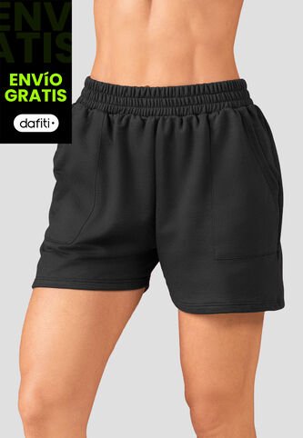 Bermuda Short Mujer Negro Atypical 102171 Atypical