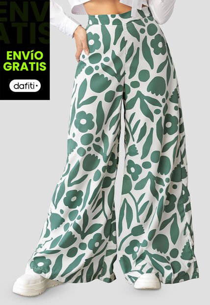 Pantalón Mujer Verde Atypical 100125