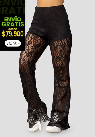 Pantalón Mujer Negro Atypical 103316 Atypical