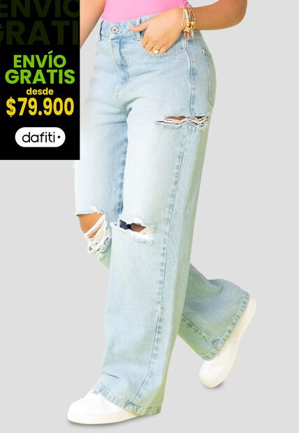 Jean Mujer Azul Atypical 101392