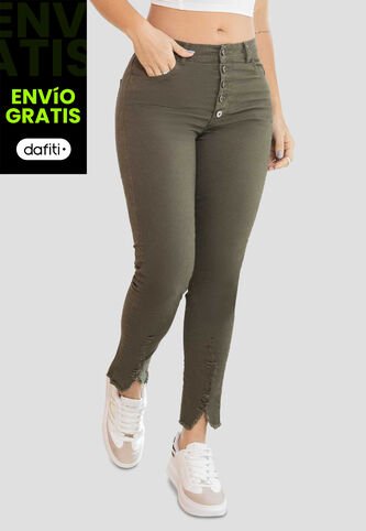 Jean Mujer Verde Atypical 262 Atypical