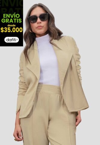 Blazer Mujer Latte Atypical 111954 Atypical