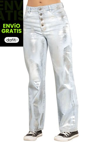 Jean Mujer Gris Atypical 2928 Atypical