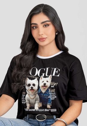 Camiseta Mujer Negro Atypical 113284
