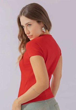 Camiseta Mujer Rojo Atypical 111188