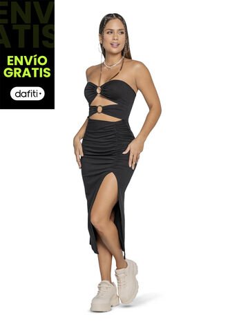 Vestido Mujer Negro Atypical 33435 Atypical