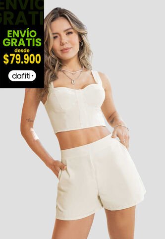 Conjunto Mujer Beige Atypical 851 Atypical