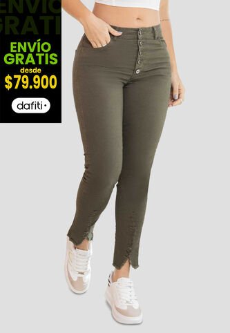 Jean Mujer Verde Atypical 262 Atypical