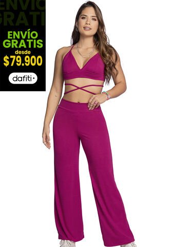 Conjunto Mujer Fucsia Atypical 1214 Atypical