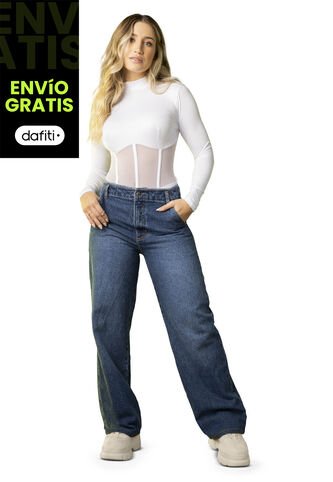 Jean Mujer Azul Oscuro Atypical 2929 Atypical