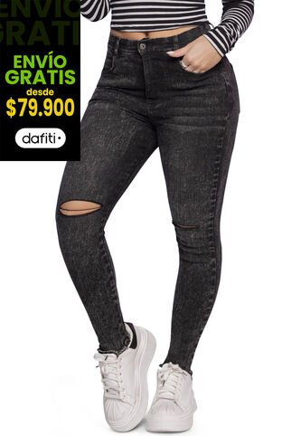 Jean Mujer Negro Atypical 2135 Atypical