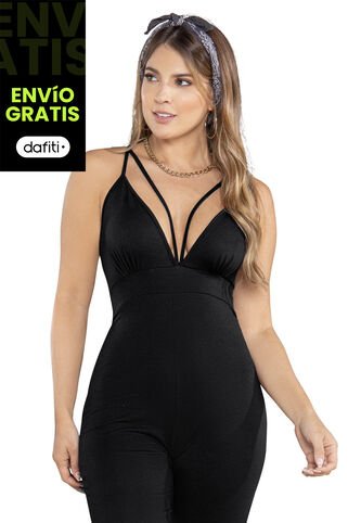 Enterizo Largo Mujer Negro Atypical 78991 Atypical