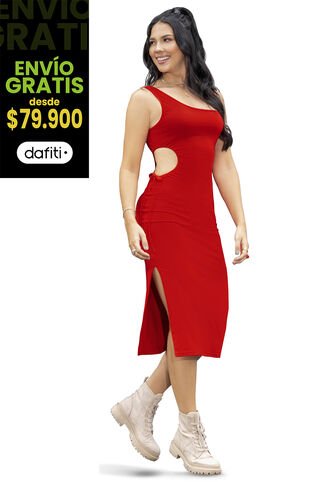 Vestido Juvenil Rojo Atypical 93562 Atypical