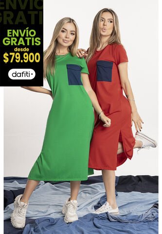 Vestido Juvenil Rojo Atypical 1336 Atypical