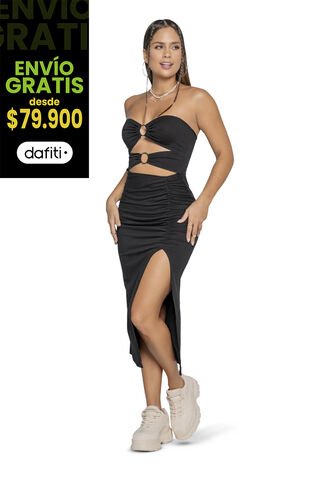 Vestido Mujer Negro Atypical 33435 Atypical