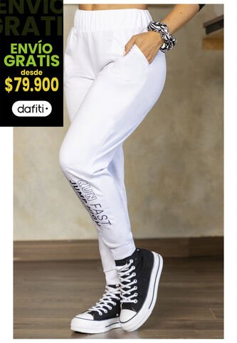 Jogger Mujer Blanco Atypical 1914 Atypical
