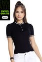 Blusa Juvenil Femenino Negro Atypical de Atypical