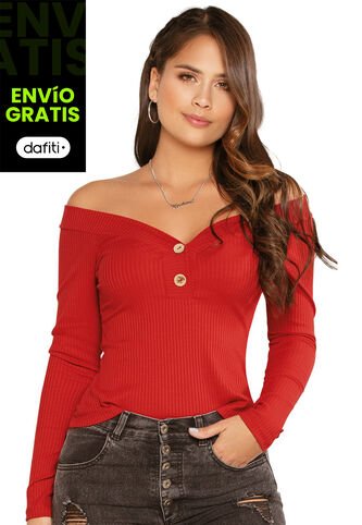 Blusa Juvenil Rojo Atypical 79000 Atypical