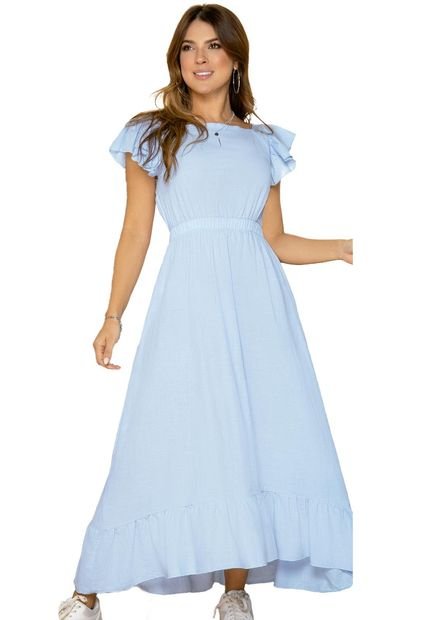 Vestido Juvenil Azul Claro Atypical 92460