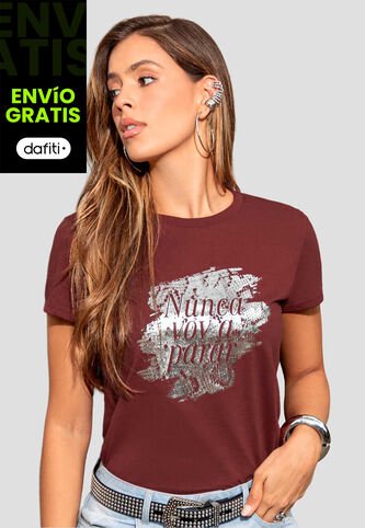 Camiseta Mujer Merlot Atypical 113734 Atypical