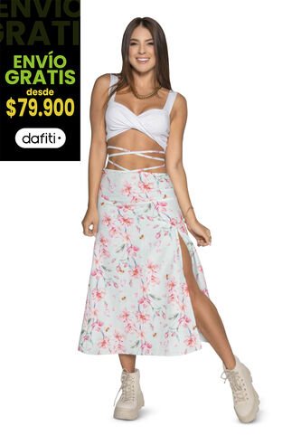 Falda Larga Mujer Estampado Atypical 16749 Atypical