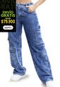Jean Mujer Azul Oscuro Atypical 2452 de Atypical