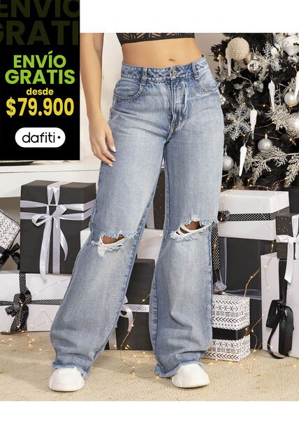 Jean Mujer Azul Medio Atypical 2931