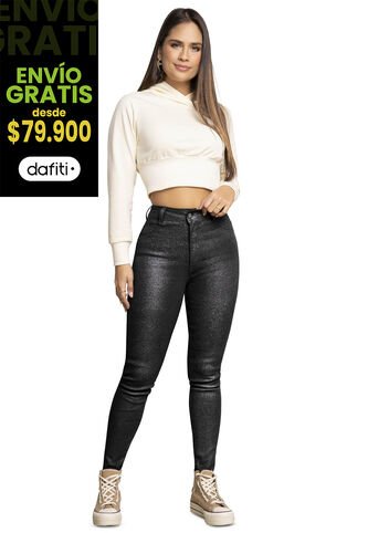 Jean Mujer Negro Atypical 5783 Atypical