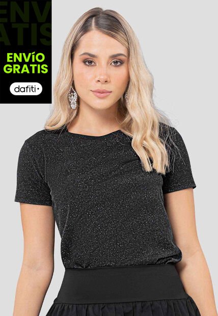Camiseta Mujer Negro Atypical 112828