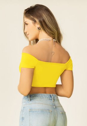 Blusa Mujer Amarillo Atypical 101217