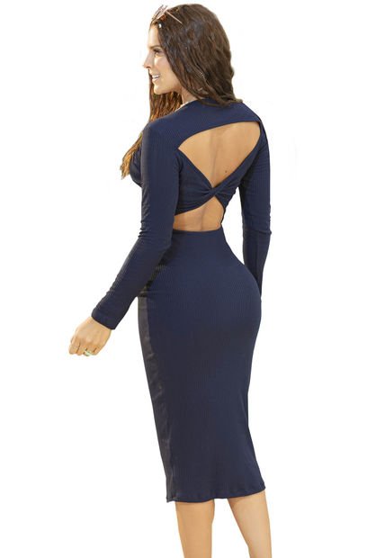 Vestido Mujer Azul Atypical 1494