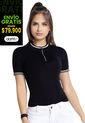 Blusa Juvenil Femenino Negro Atypical de Atypical