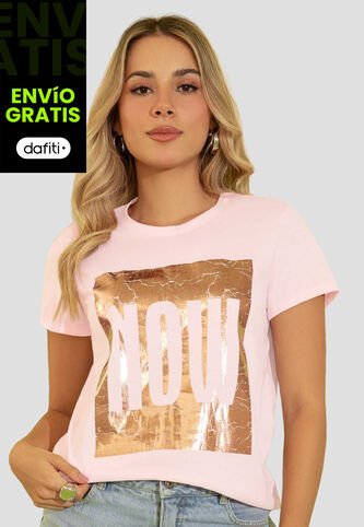 Camiseta Mujer Rosa Atypical 112601 Atypical