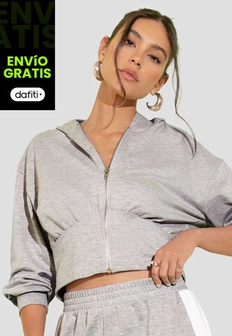 Buzo Mujer Gris Jaspe Atypical 112602 Atypical