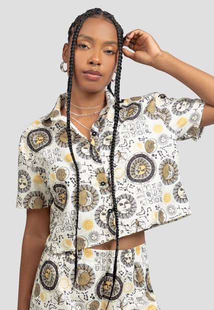 Camisa Mujer Estampado Atypical 106869