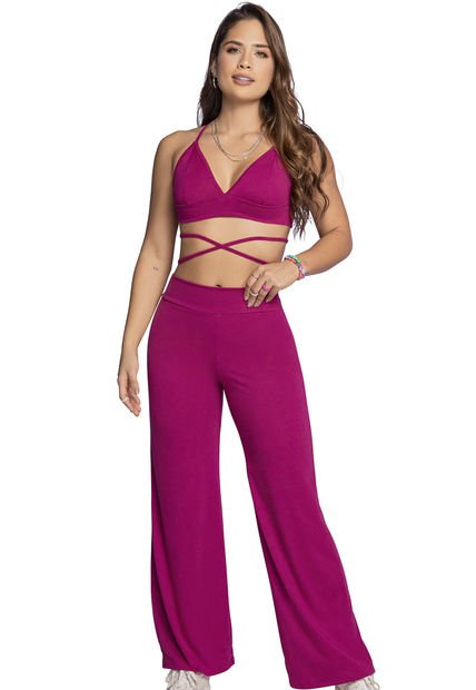 Conjunto Mujer Fucsia Atypical 1214