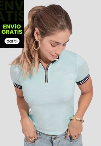 Blusa Mujer Azul Baby Atypical 112507 Atypical