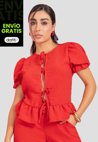 Blusa Mujer Rojo Atypical 112488 Atypical