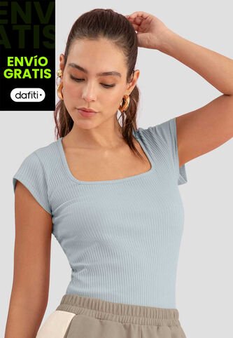 Blusa Mujer Azul Baby Atypical 111947 Atypical
