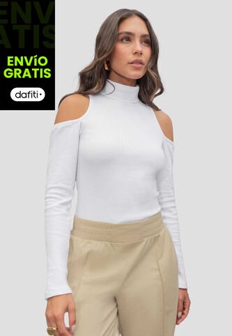 Camibuzo Mujer Blanco Atypical 112085 Atypical