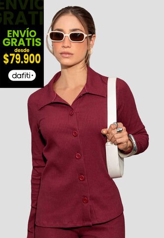 Camisa Mujer Merlot Atypical 113984 Atypical