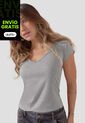 Camiseta Mujer Gris Jaspe Atypical 111188 de Atypical