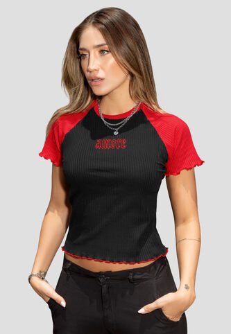 Camiseta Mujer Negro Atypical 103310 Atypical