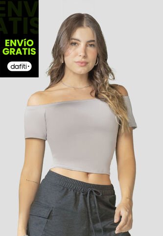 Blusa Mujer Gris Claro Atypical 110157 Atypical