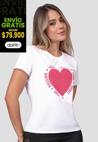 Camiseta Mujer Blanco Atypical 113818 Atypical