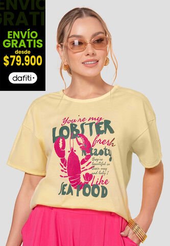 Camiseta Mujer Piña Colada Atypical 113630 Atypical