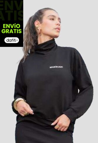 Buzo Mujer Negro Atypical 111950 Atypical